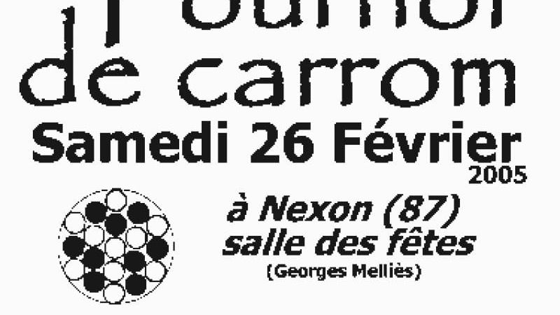 Tournoi de carrom 2005 