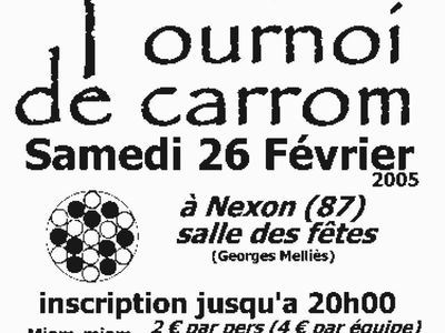 Tournoi de Carrom - 2005